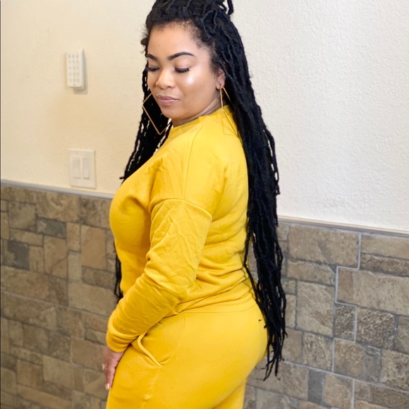 SOLD NWT THE CHILLED MATCHING SET [MUSTARD] - Picture 4 of 9